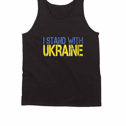 I Stand With Ukraine Logo Art Tank Top