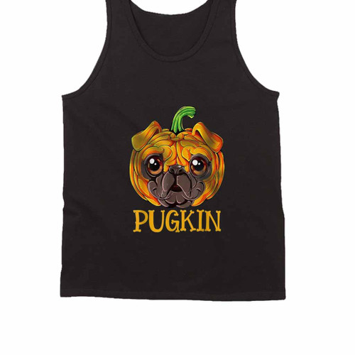 Pugkin Pug Pumpkin Halloween Tank Top