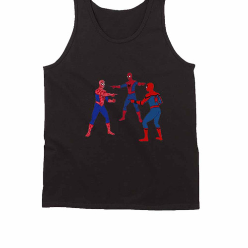 Three Spidey Meme Tank Top