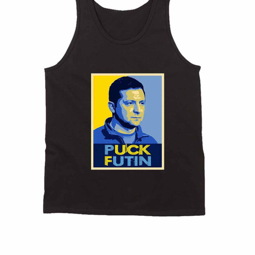 Zelensky Puck Futin Ukraine Tank Top