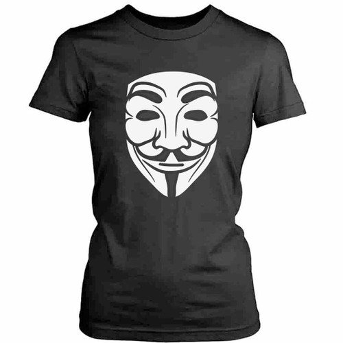 Annonymous Logo Art Womens T-Shirt Tee