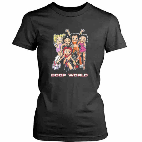 Betty Boop Spice Girls Boop Spice World Womens T-Shirt Tee