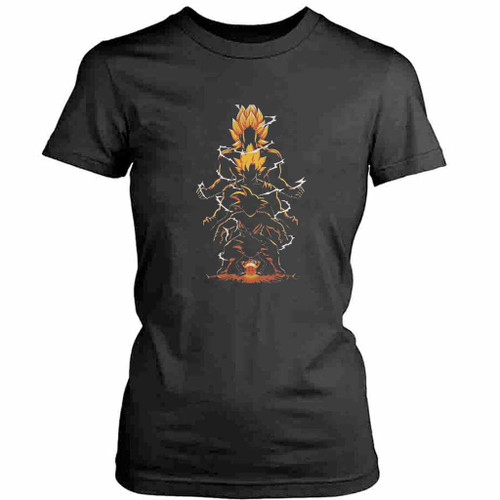 Fusion Goku Variation Dragon Ball Z Womens T-Shirt Tee