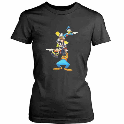Goofy Donald Logo Womens T-Shirt Tee