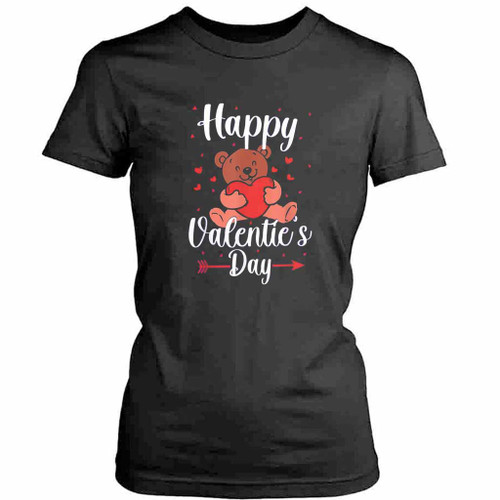 Happy Valentine Day Love Me Womens T-Shirt Tee