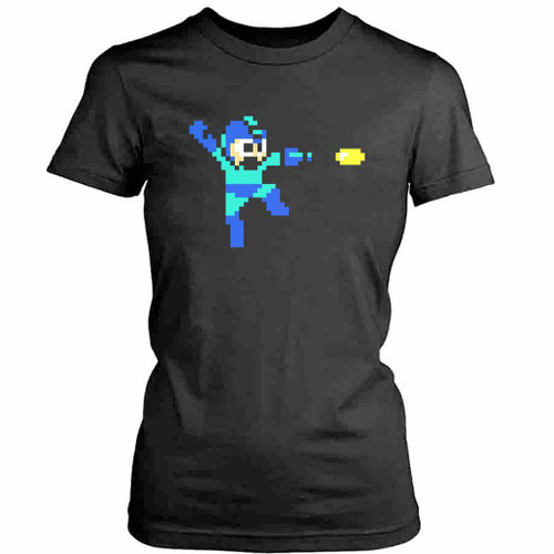 Mega Man The Blue Womens T-Shirt Tee