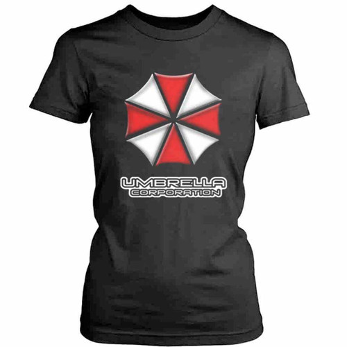 Reident Evil Umbrella Corporation Womens T-Shirt Tee