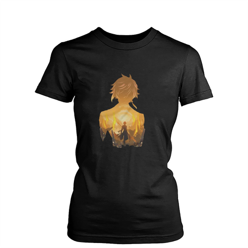 Zhongli Genshin Impact Womens T-Shirt Tee