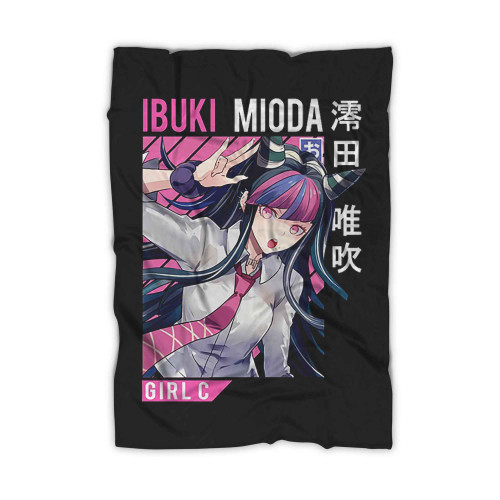 Ibuki Mioda Danganronpa V3 Anime Monokuma Blanket