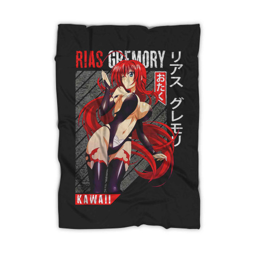 Rias Gremory High School Dxd Anime Red Hair Girl Blanket