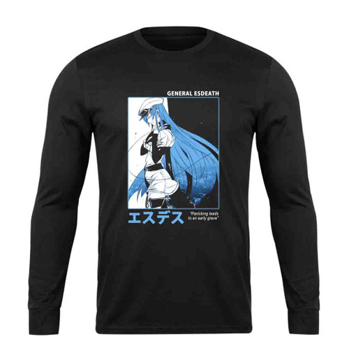 Esdeath Akame Ga Kill General Esdeath Long Sleeve T-Shirt Tee