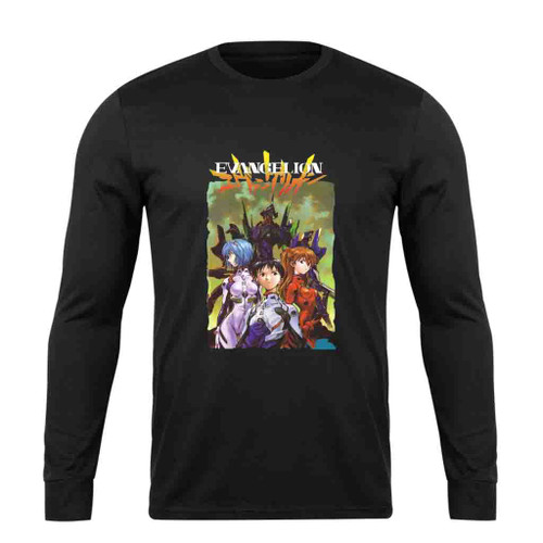 Evangelion Anime Mom Long Sleeve T-Shirt Tee