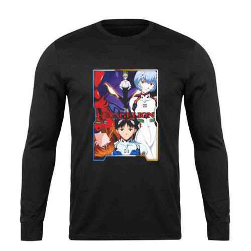 Evangelion Anime Photo Long Sleeve T-Shirt Tee
