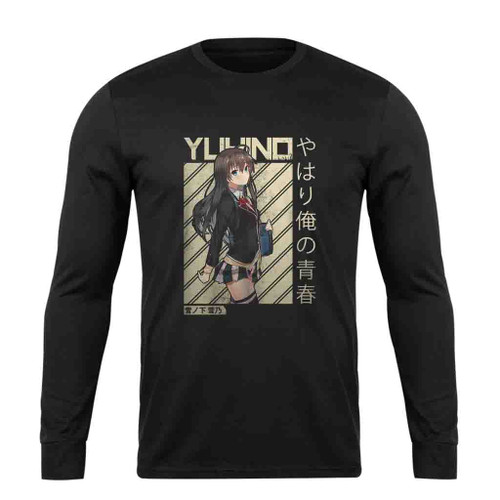 Yukino Yukinoshita My Teen Romantic Comedy Art Long Sleeve T-Shirt Tee