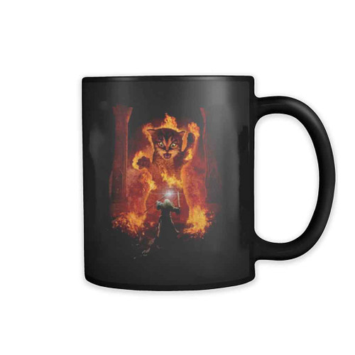 Cats Kittens Kitty You Shall Not Pass Fire Flames Gandalf Catdalf Mug Cats Kittens Kitty You Shall Not Pass Fire Flames Gandalf Catdalf Mug