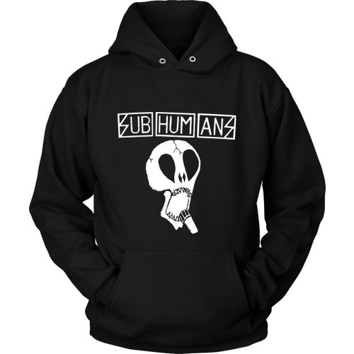 Subhumans Hardcore Anarcho Punk Rock Festival Band Unisex Hoodie