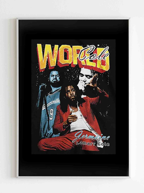 Retro World J Cole GermainePoster