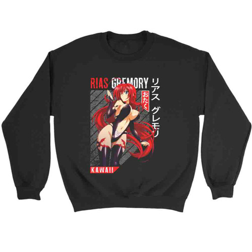 Rias Gremory High School Dxd Anime Red Hair Girl Sweatshirt Sweater