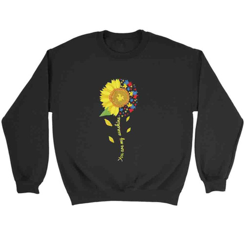 You Are My Sunshine Sunflower Autisme Awareness Sweatshirt Sweater