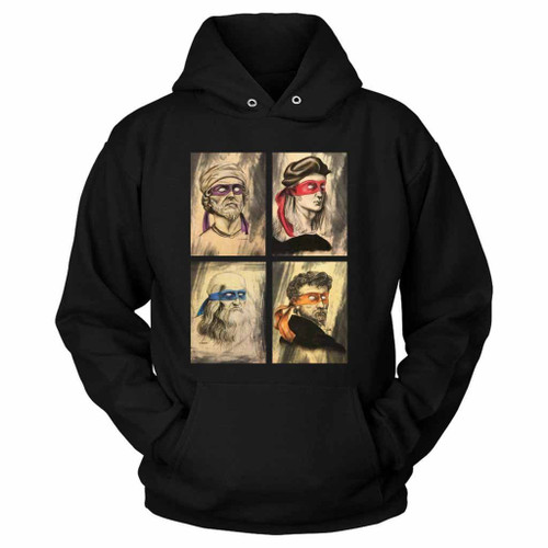 Leonardo Raphael Donatello Michelangelo Tmnt Scientists Comedy Art Unisex Hoodie