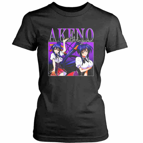 Akeno Himejima Vintage High School Dxd Womens T-Shirt Tee