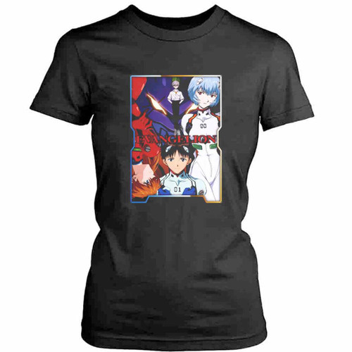 Evangelion Anime Photo Womens T-Shirt Tee