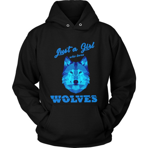 Just A Girl Who Loves Wolves Unisex Hoodie