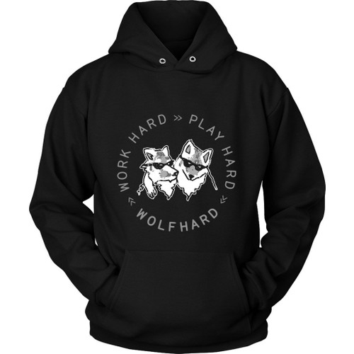 Finn Wolfhard Work Hard Play Hard Wolfhard Unisex Hoodie