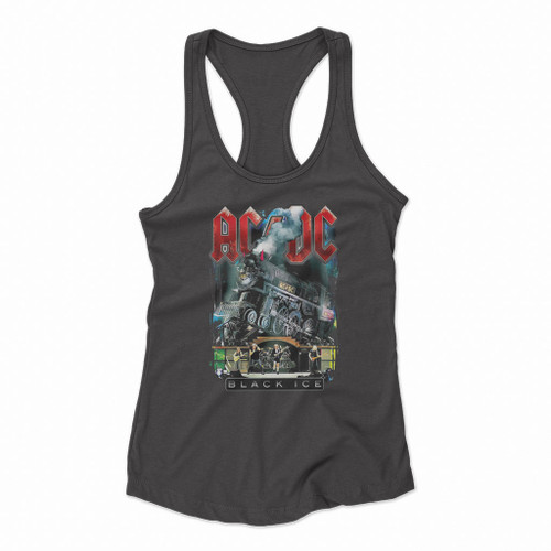 Acdc Black Ice Women Racerback Tank Tops