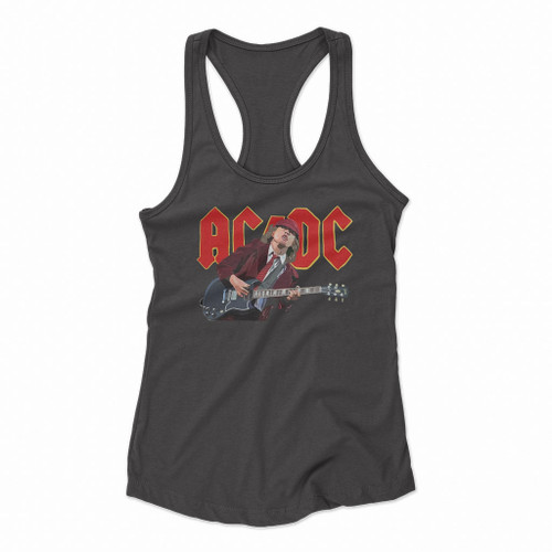 Acdc Dirty Deeds Done Cheap Women Racerback Tank Tops