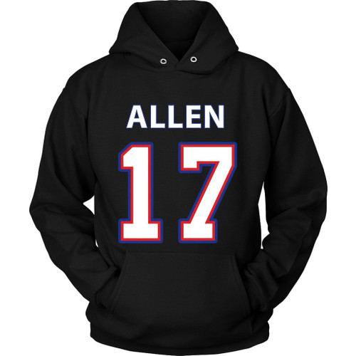 Josh Allen Jersey Unisex Hoodie