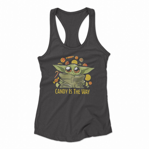 Baby Yoda The Mandalorian Halloween Women Racerback Tank Tops