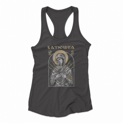 Batushka Mary Dagger Women Racerback Tank Tops