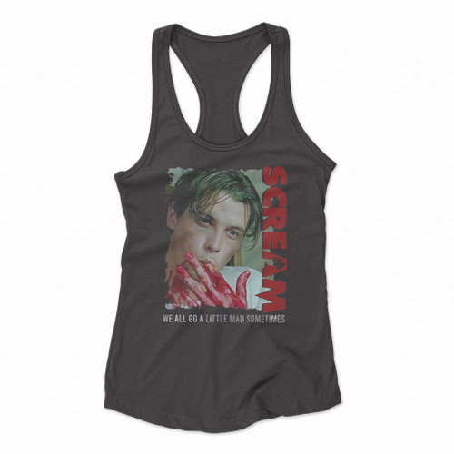 Billy Loomis Scream Horror Movie 90s Women Racerback Tank Tops