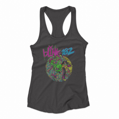 Blink 182 Overboard Event Women Racerback Tank Tops