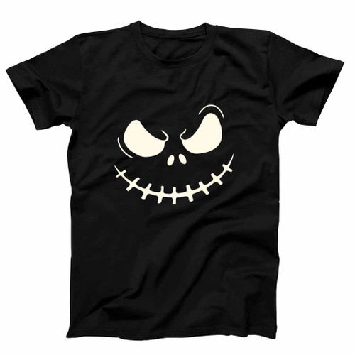 Halloween Pumpkin Face Classic White Man's T-Shirt Tee
