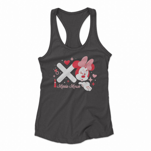 Disney XO Minnie Mouse Mickey Mouse Women Racerback Tank Tops