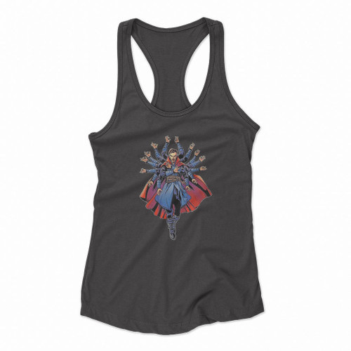 Dr Strange Avengers Art Logo Women Racerback Tank Tops