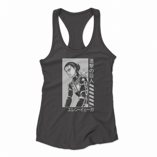 Eren In Final Seasons Anime Manga Women Racerback Tank Tops