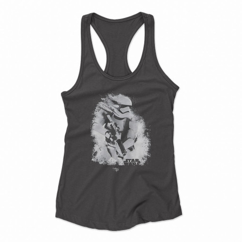 Force Awakens Splatter Stormtrooper Women Racerback Tank Tops
