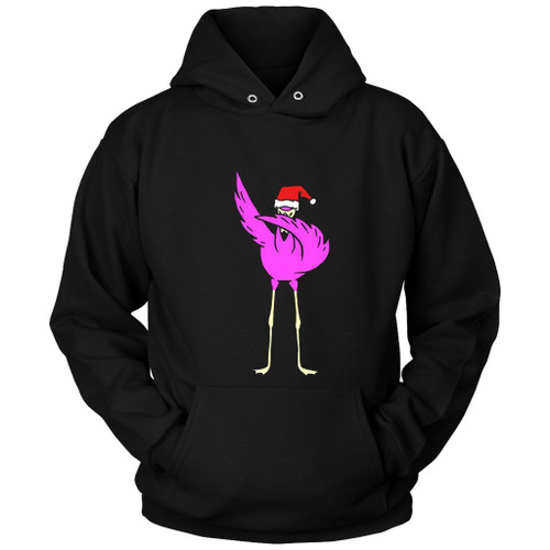 Dabbing Flamingo Christmas Unisex Hoodie