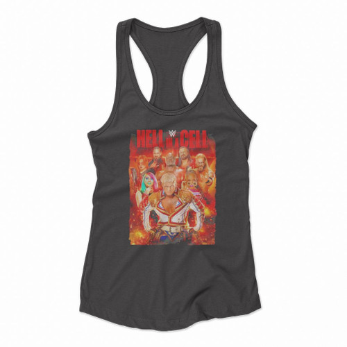 Hell In A Cell 2022 Event Women Racerback Tank Tops