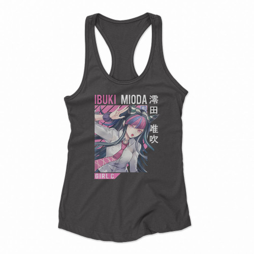 Ibuki Mioda Danganronpa V3 Anime Monokuma Women Racerback Tank Tops