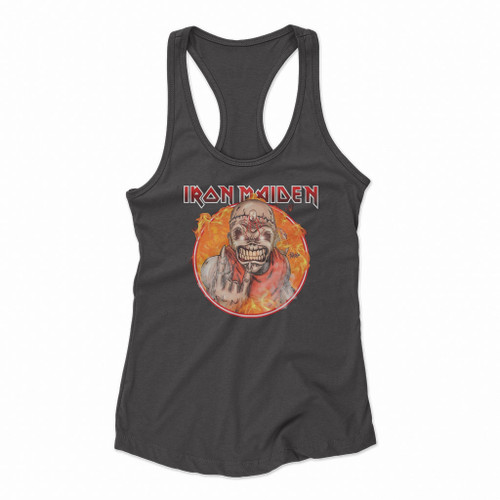 Iron Maiden Graphic Death Metal Band Women Racerback Tank Tops