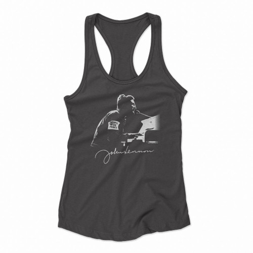 John Lennon People For Peace Women Racerback Tank Tops