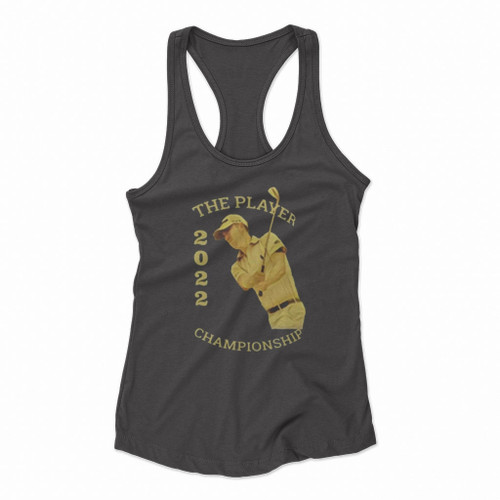 Justin Thomas Champion 2022 Logo Art Women Racerback Tank Tops