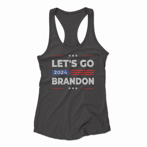 Lets Go Brandon 2024 Women Racerback Tank Tops