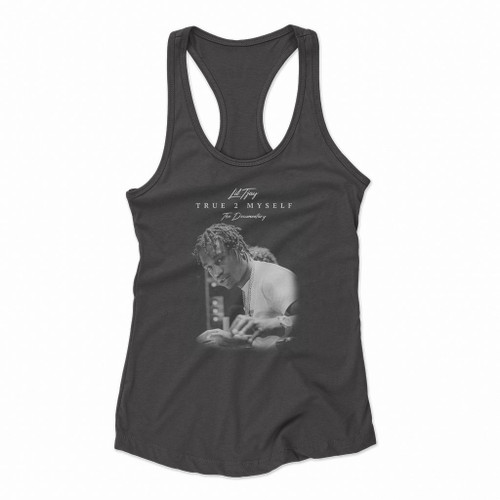 Lil Tjay 90s Bootleg Style Rap Women Racerback Tank Tops