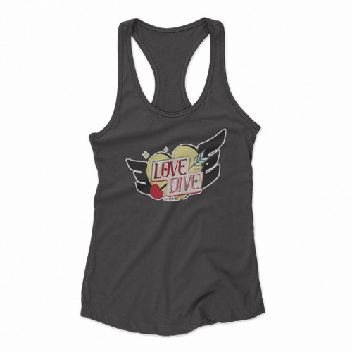 Love Dive Ive Women Racerback Tank Tops