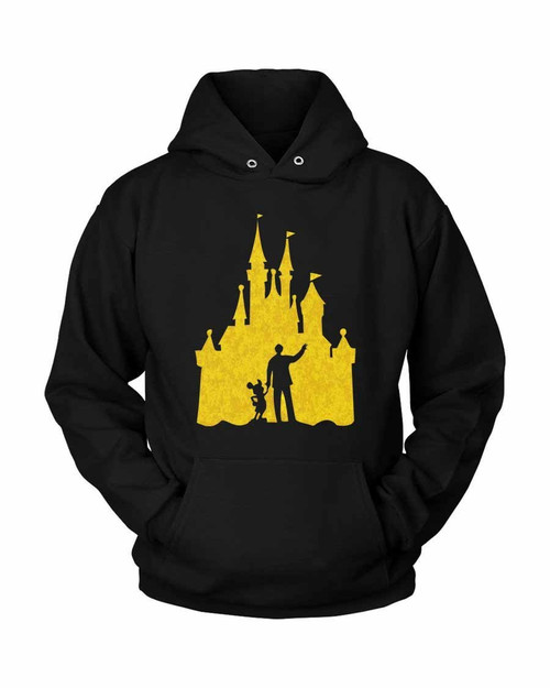 Walt Disney Mickey Mouse Castle Unisex Hoodie